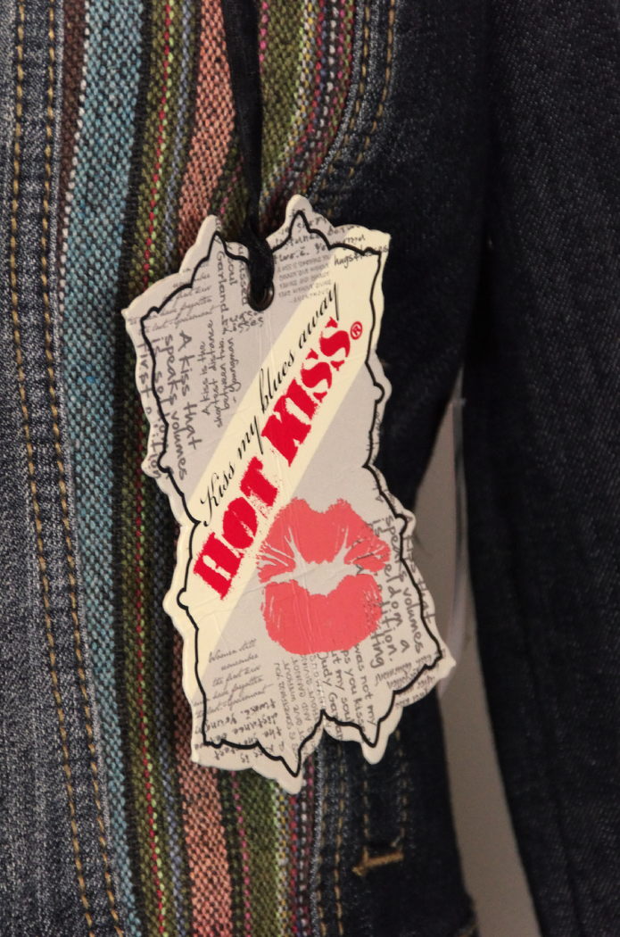 Designer Denim Outfit with Svetlana Skirt and Hot Kiss Jacket