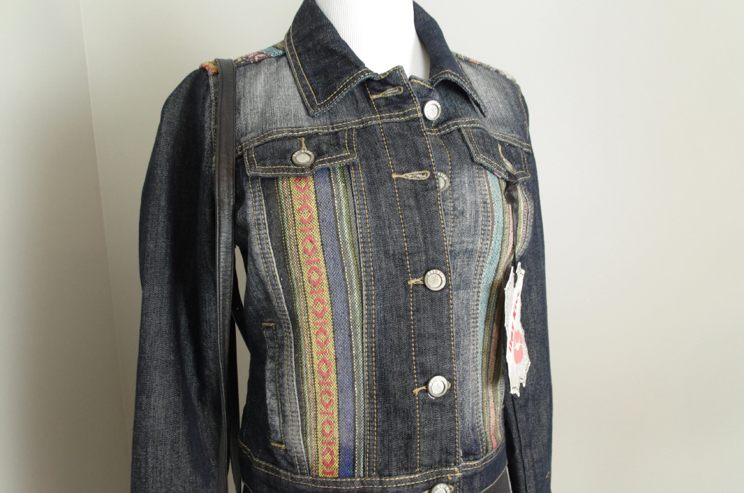 Designer Denim Outfit with Svetlana Skirt and Hot Kiss Jacket