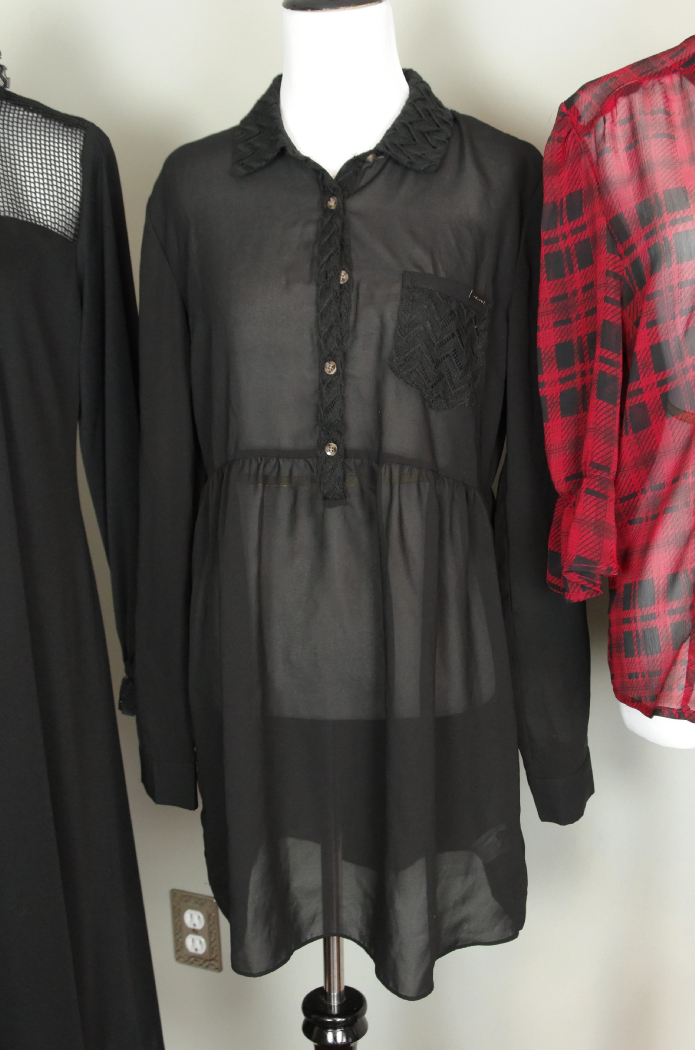 Vintage Clothing in Red and Black