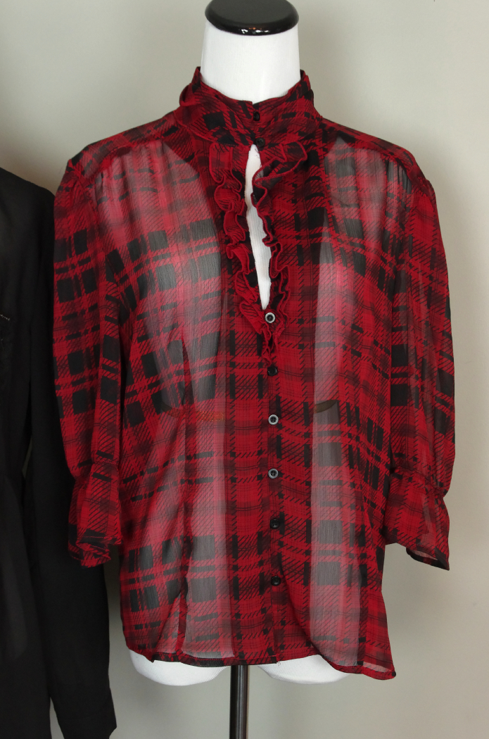 Vintage Clothing in Red and Black