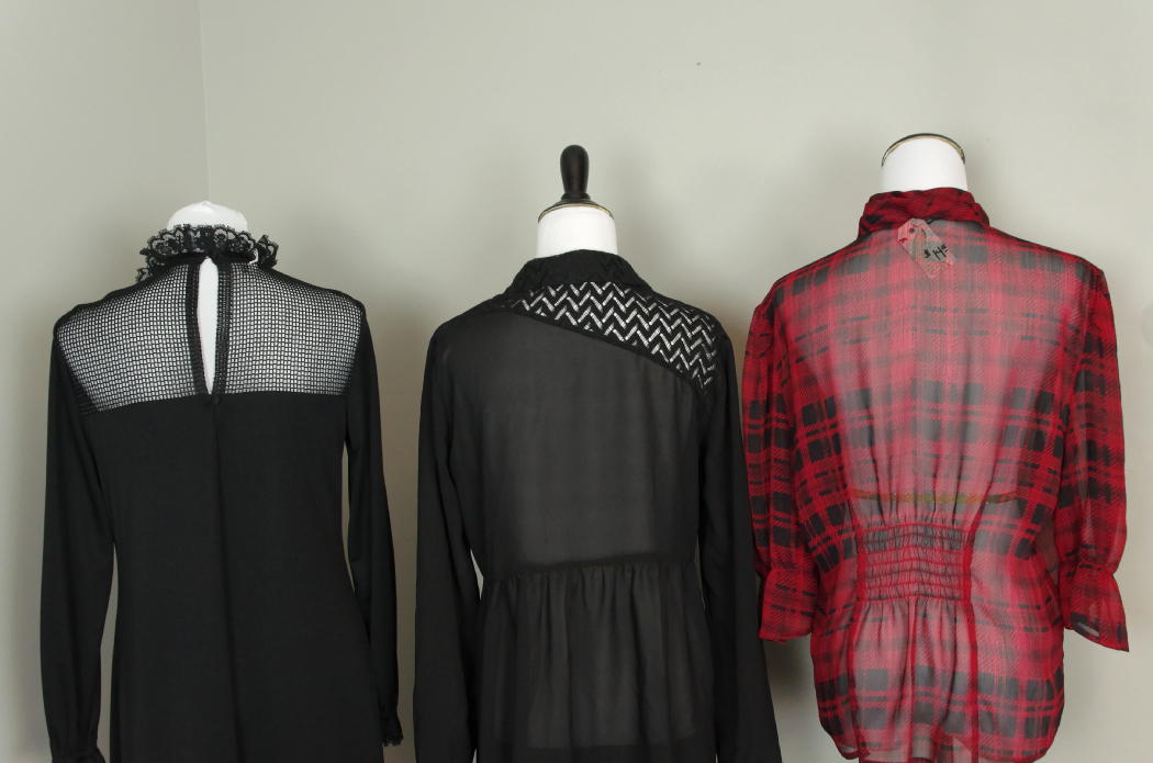 Vintage Clothing in Red and Black