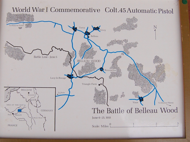 WWI 1911 "Battle of Bellau Wood" Commemorative Colt .45 Pistol