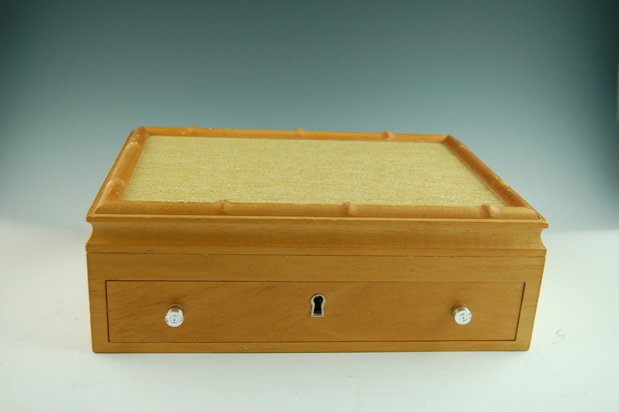 1911 Colt .45 WWII Commemorative Pistol in a Bamboo Like Case