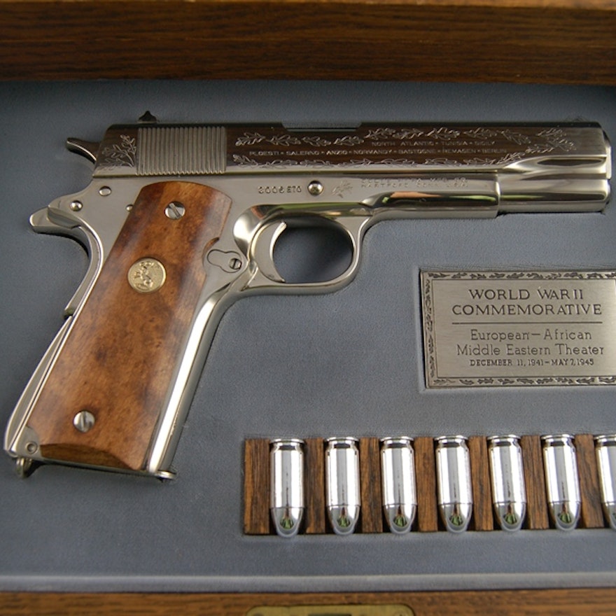 WWII Colt .45 European-African Theater Commemorative Pistol