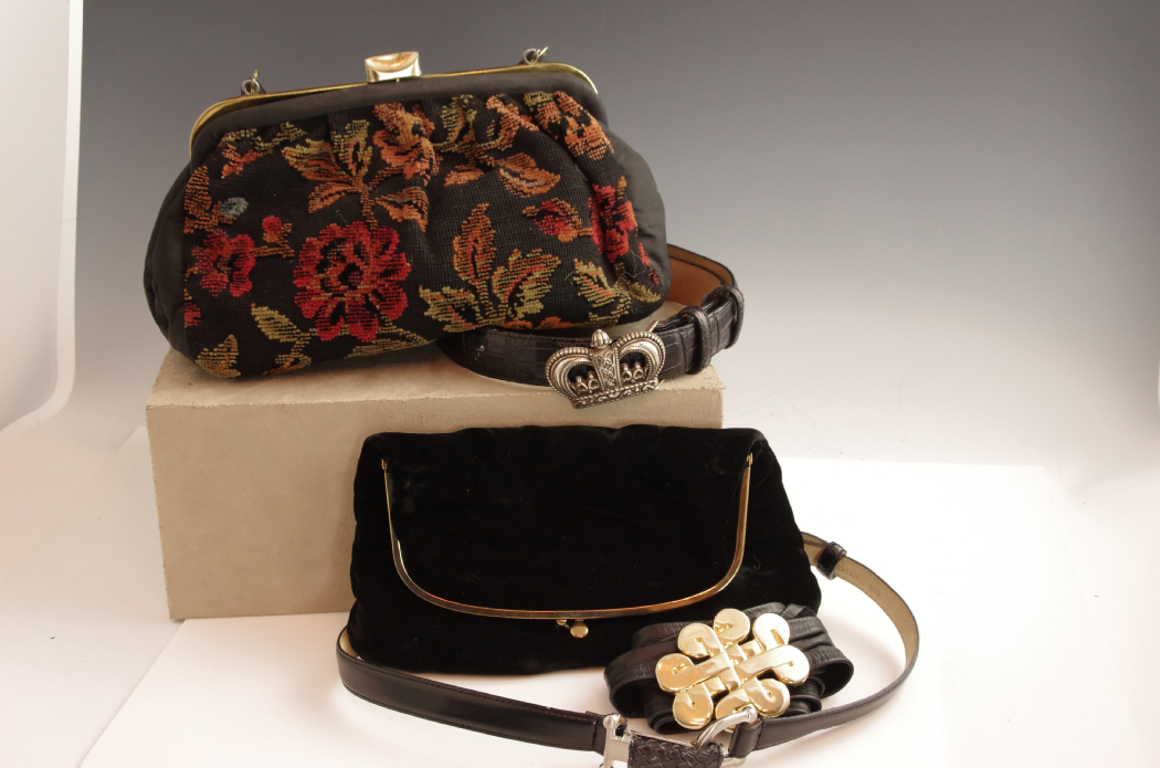 Vintage Purse and Belts Including Brighton Belt