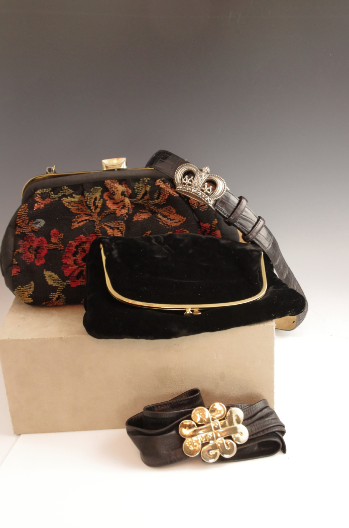 Vintage Purse and Belts Including Brighton Belt