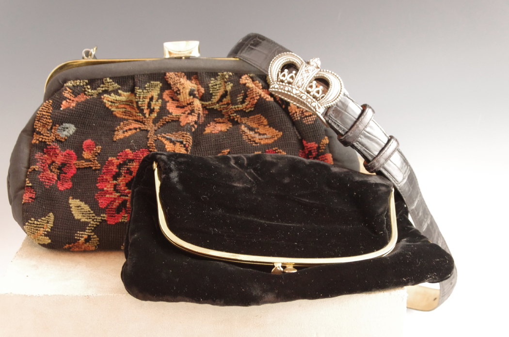Vintage Purse and Belts Including Brighton Belt