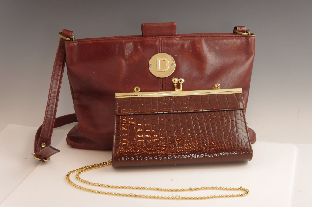 Collection of Two Purses Including a Ruth Saltz Shoulder Bag