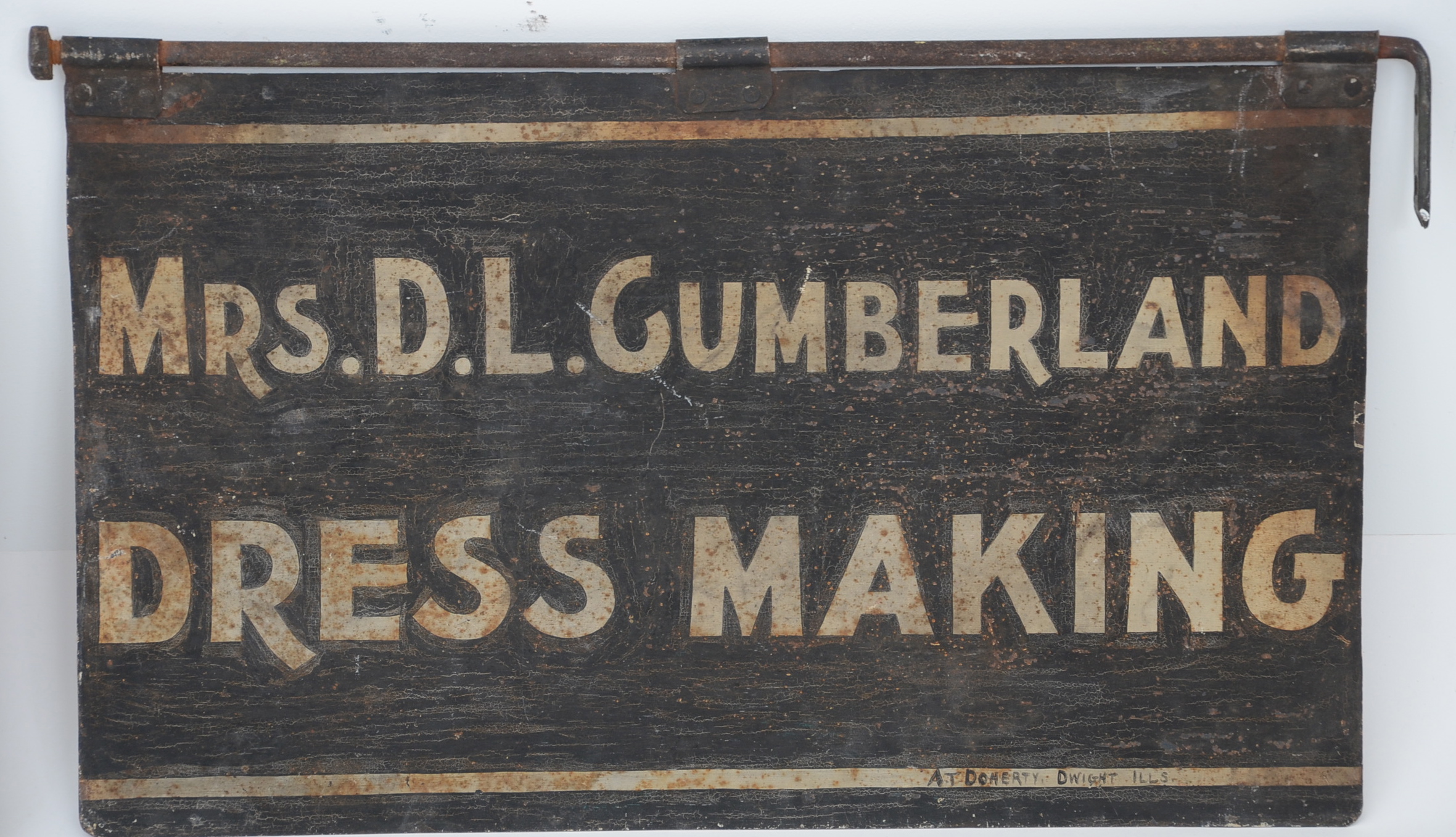 Pair of Vintage Seamstress/Tailor Signs