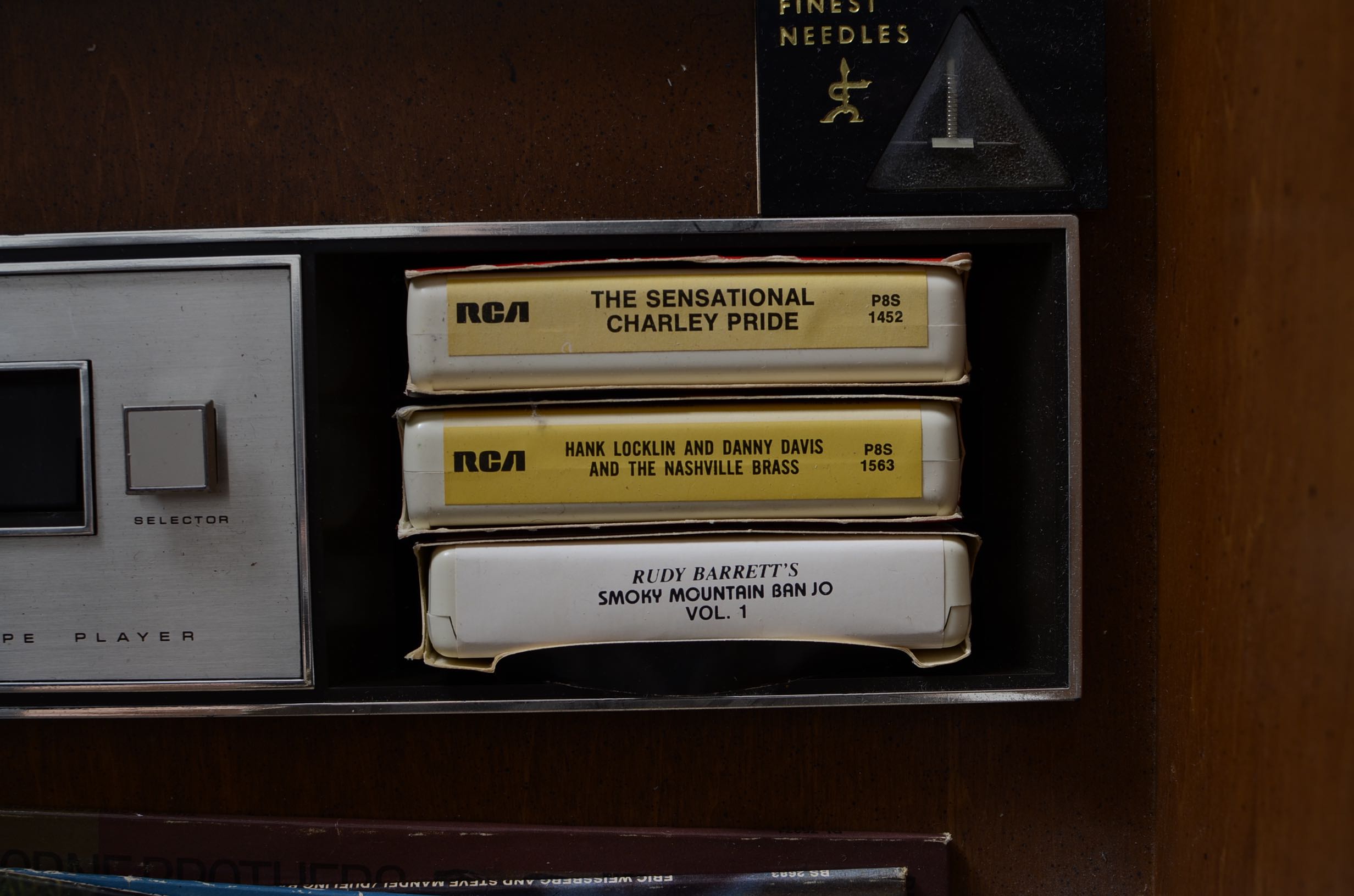 Vintage Zenith Stereo Console Phonograph and Record Collection