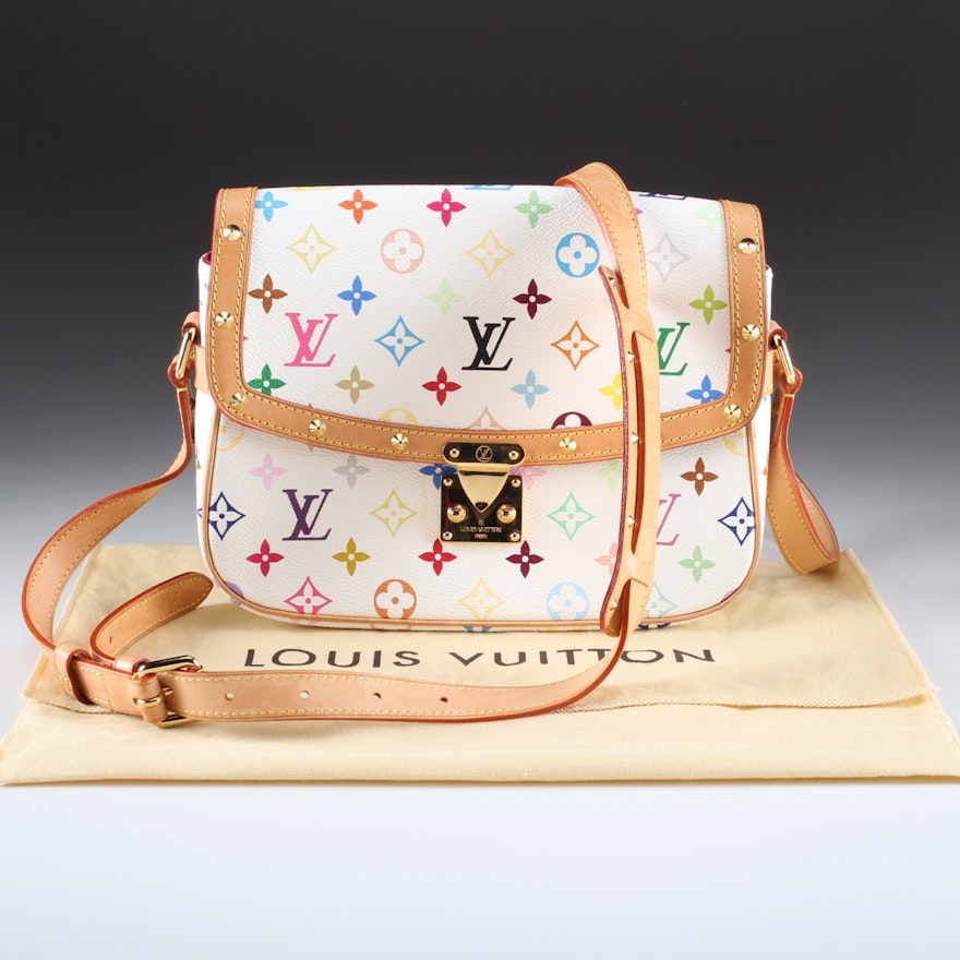 Louis Vuitton Multi-Color Sologne Monogram Canvas Handbag