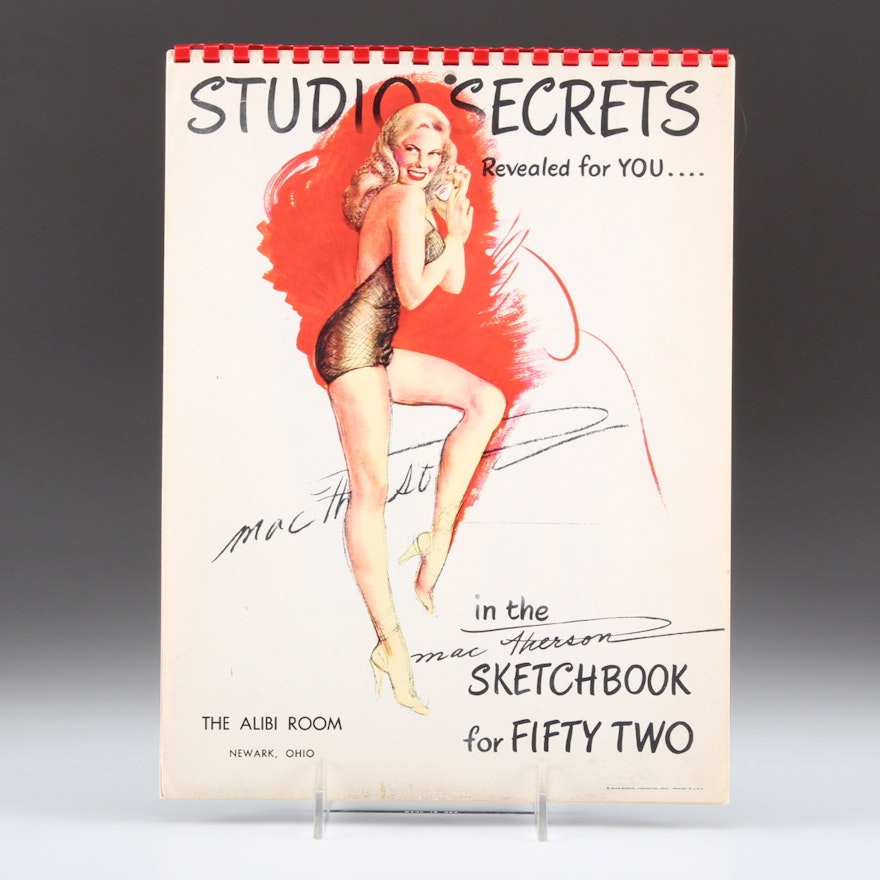Mac Therson 1952 "Studio Secrets" Pin-up Calendar