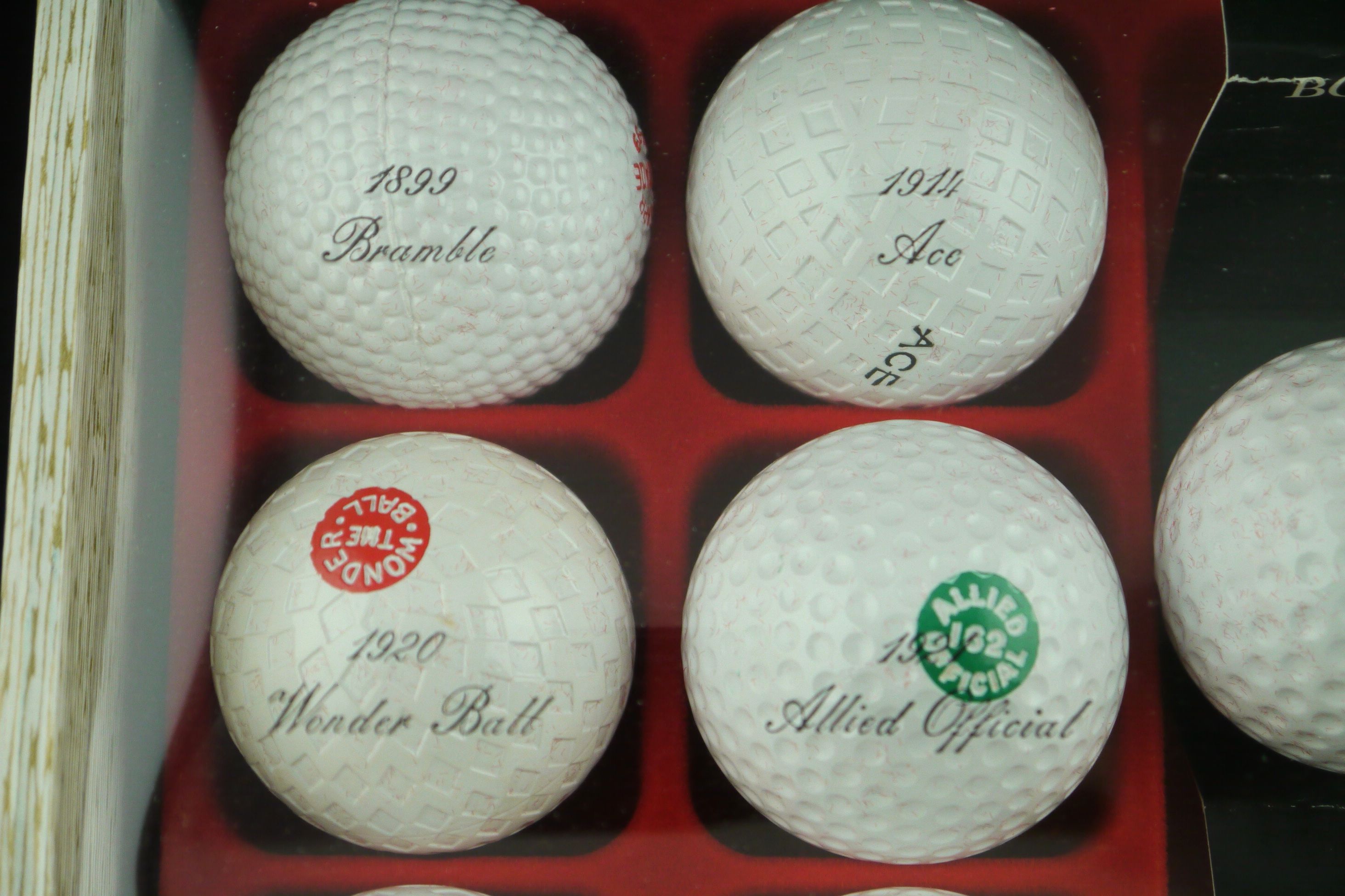 Replica 1899-1939 Golf Ball Collection