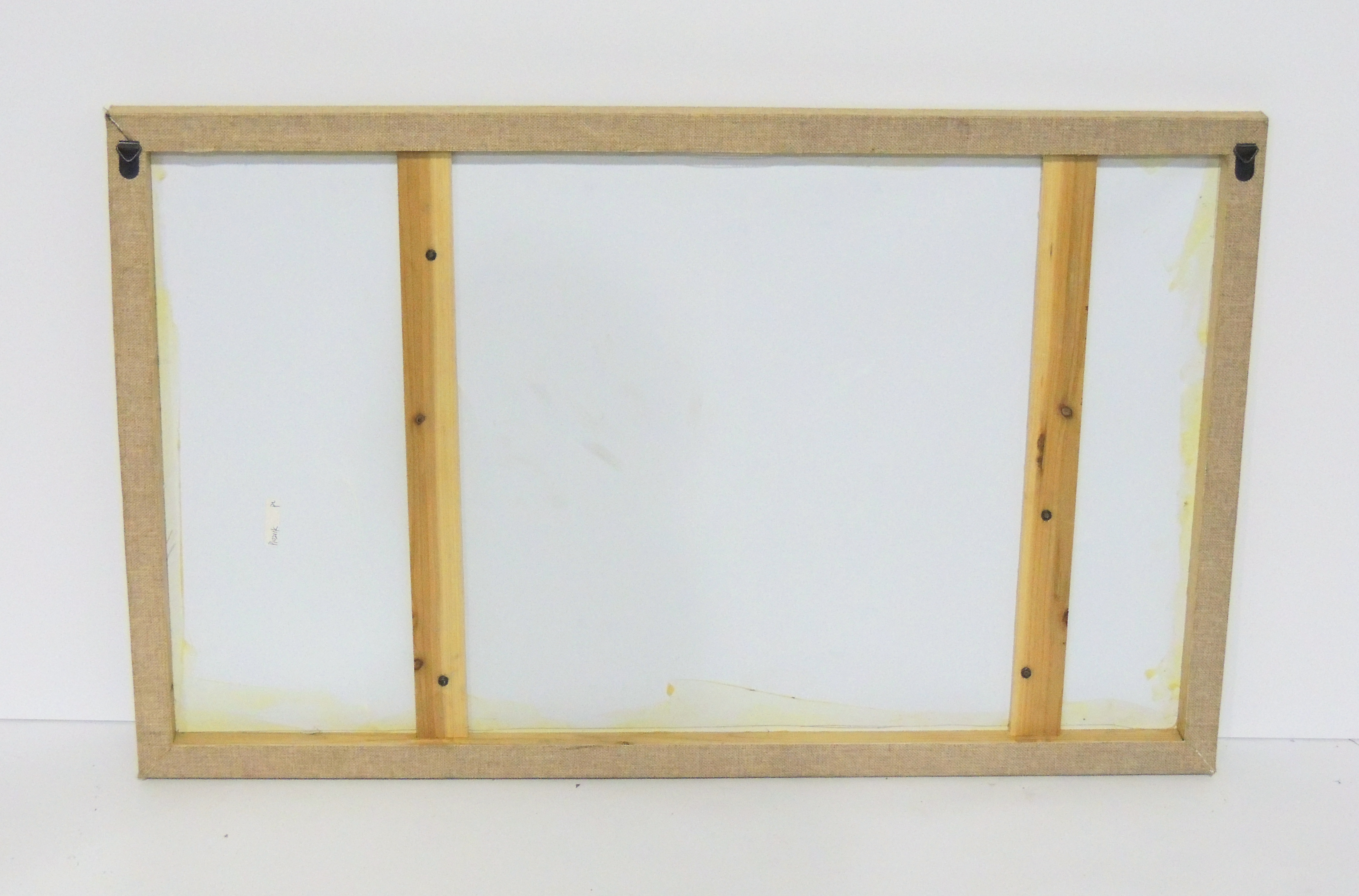 Vinyard Theme Canvas and Metal Contemporary Art Piece