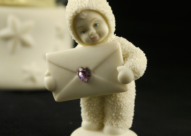 Snowbabies Swarovski Crystal Collection with Snow Globe