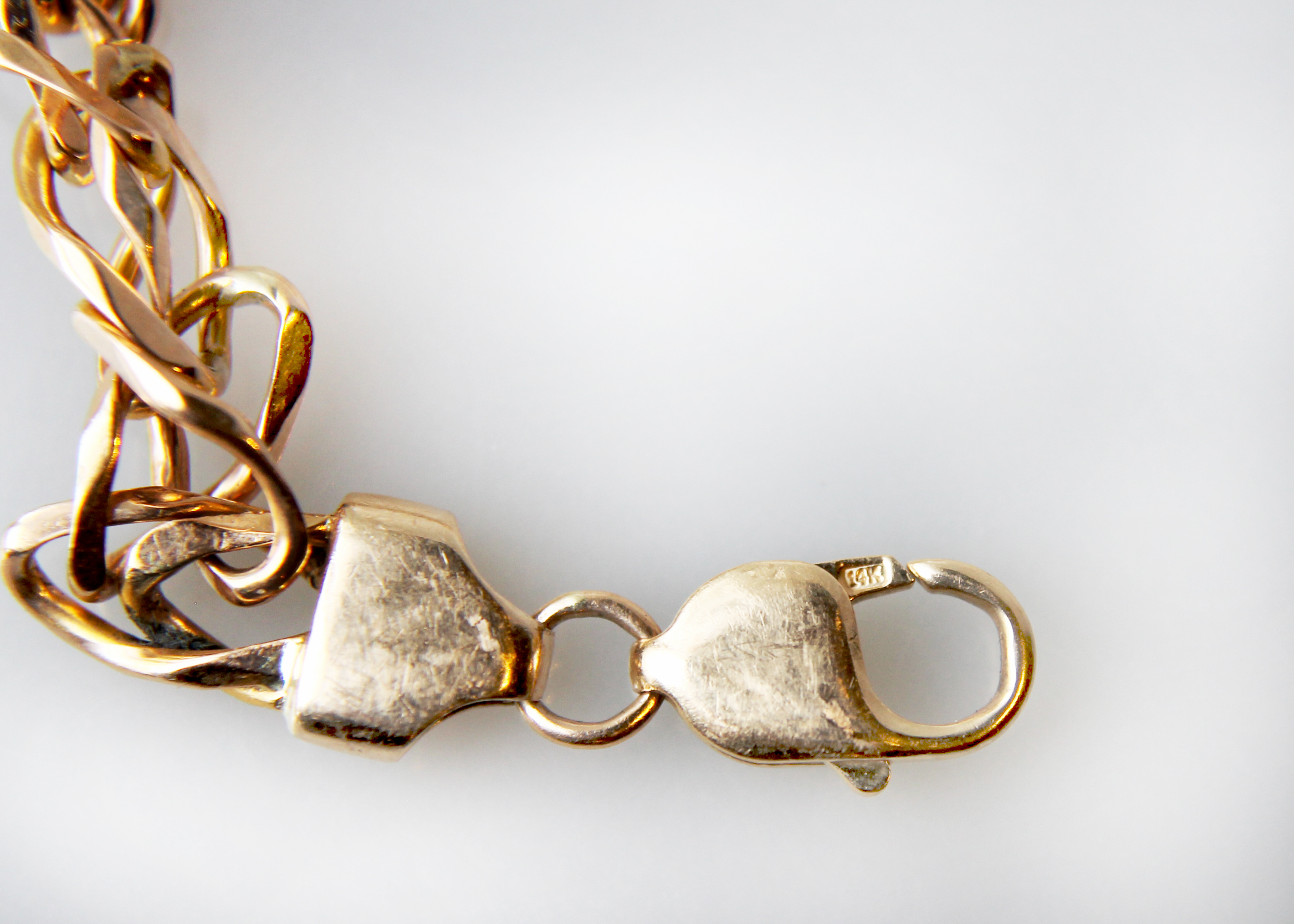 14K Yellow Gold Double Link Bracelet