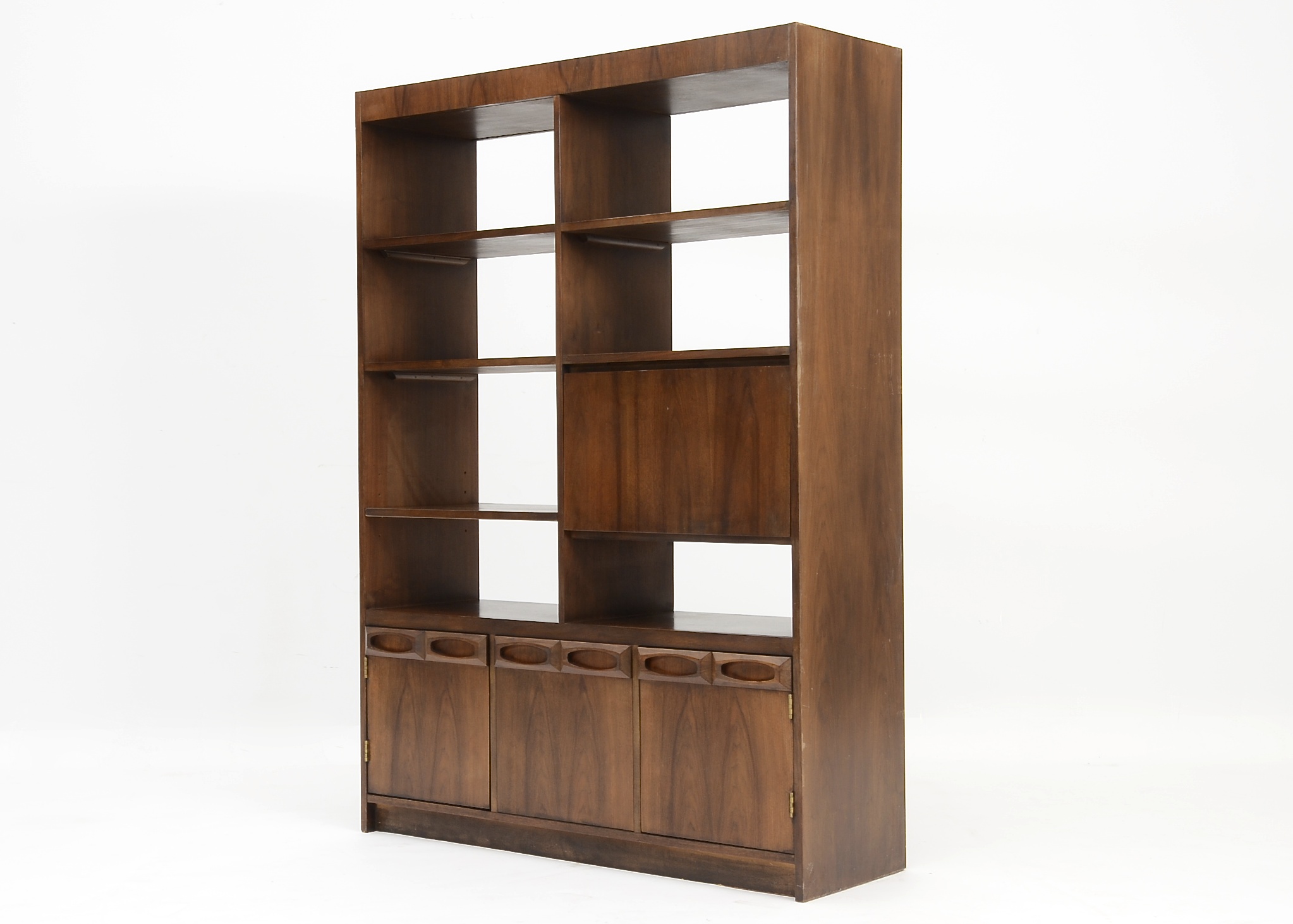 Danish Modern Walnut Bookcase