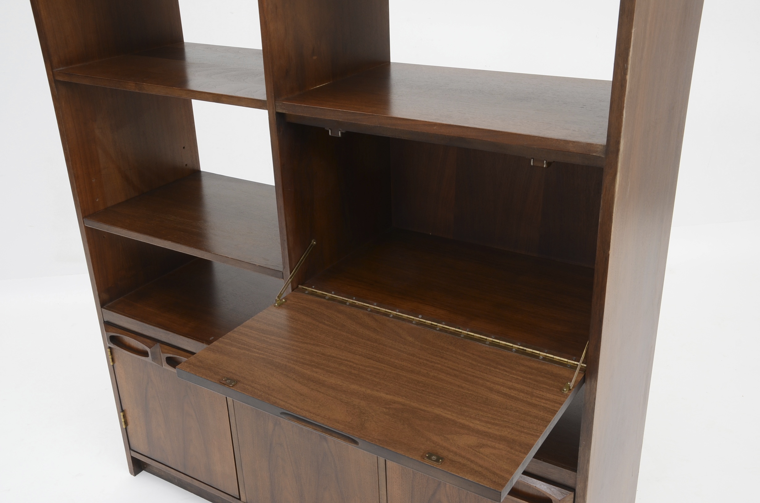 Danish Modern Walnut Bookcase