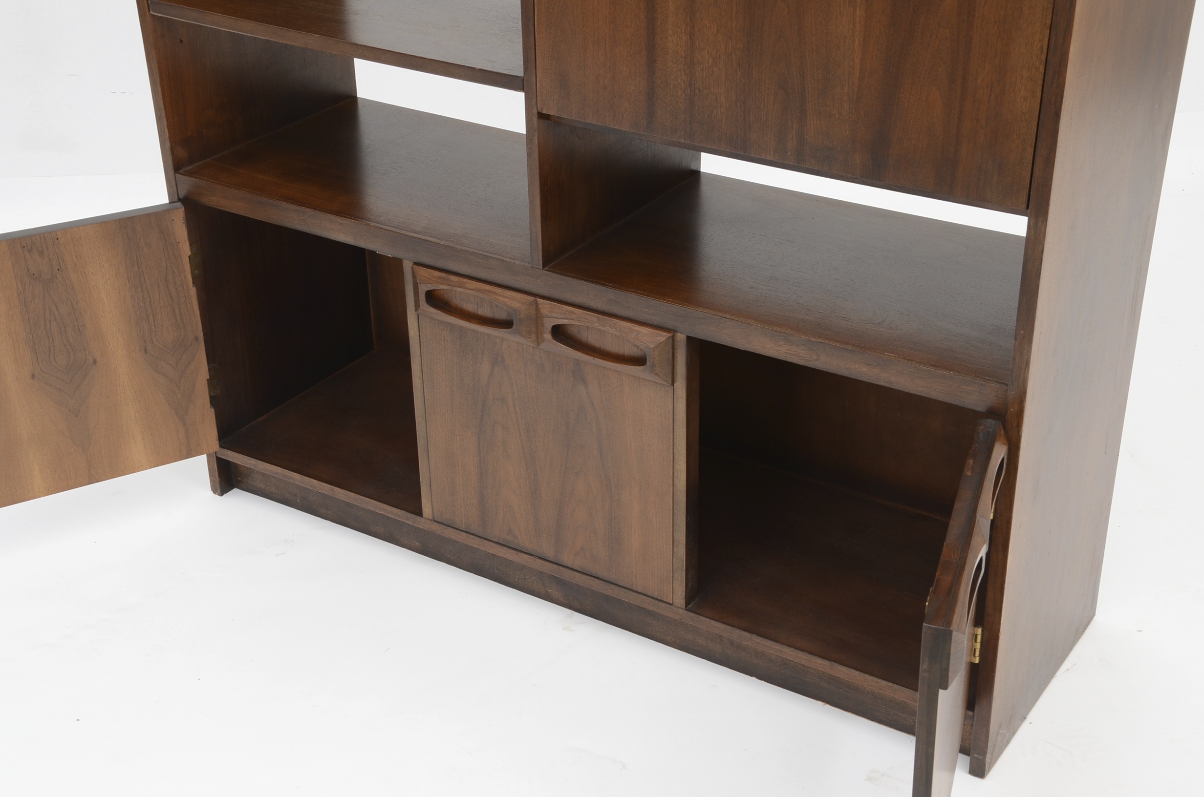 Danish Modern Walnut Bookcase