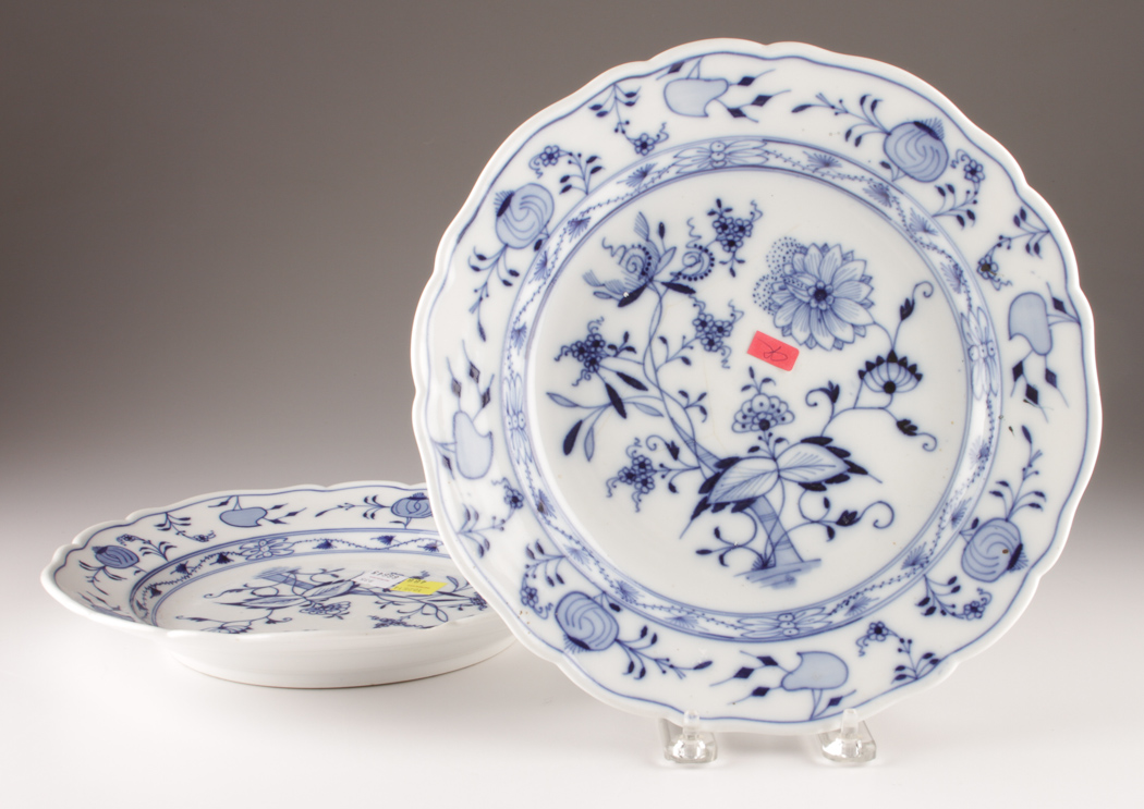 Meissen and KPM Blue Onion Pattern China