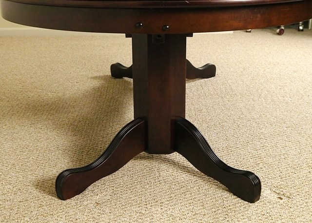 Wooden Texas Hold'Em Poker Table with Eight Chairs