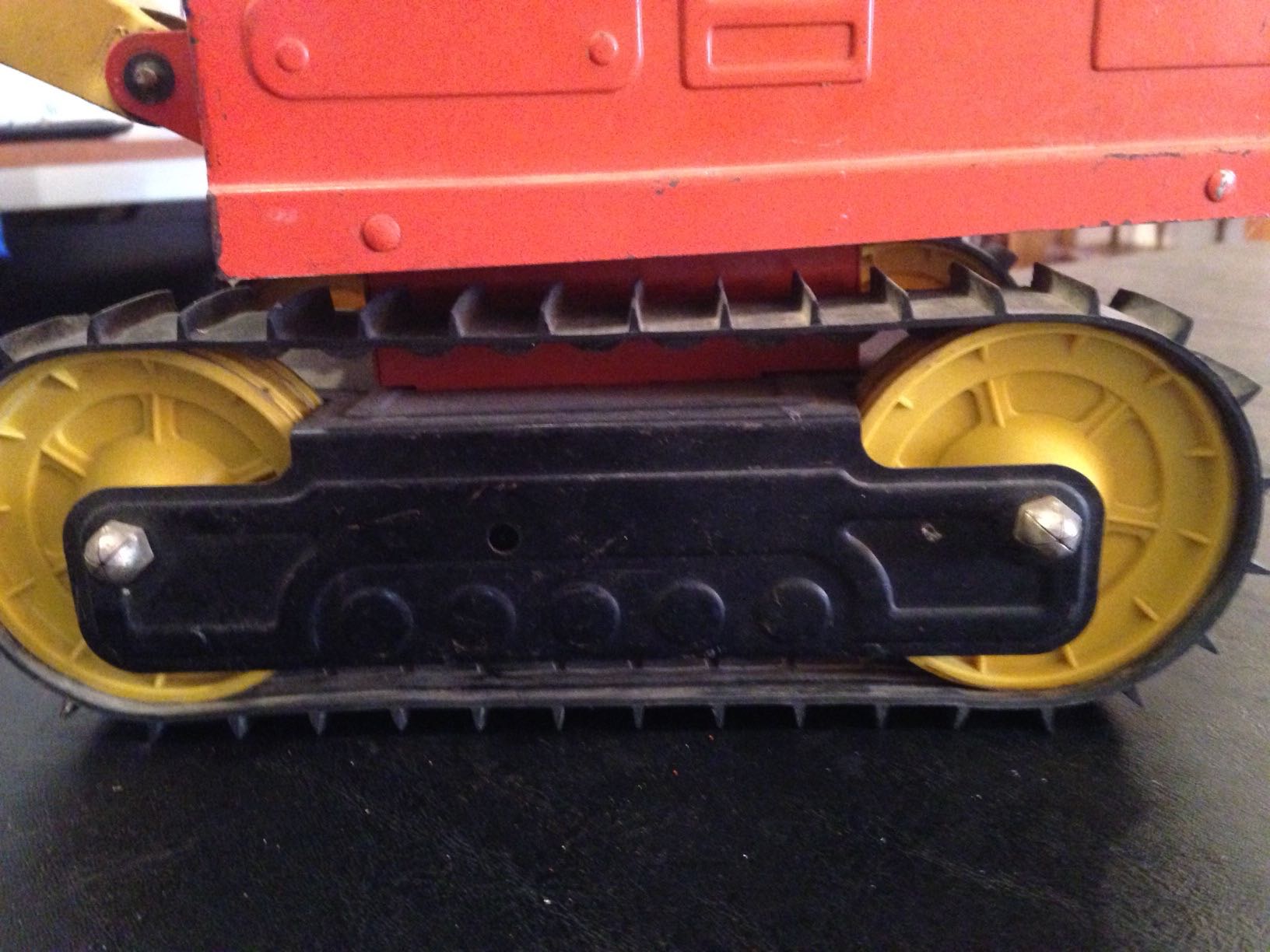 Vintage Nylint Metal Steam Shovel