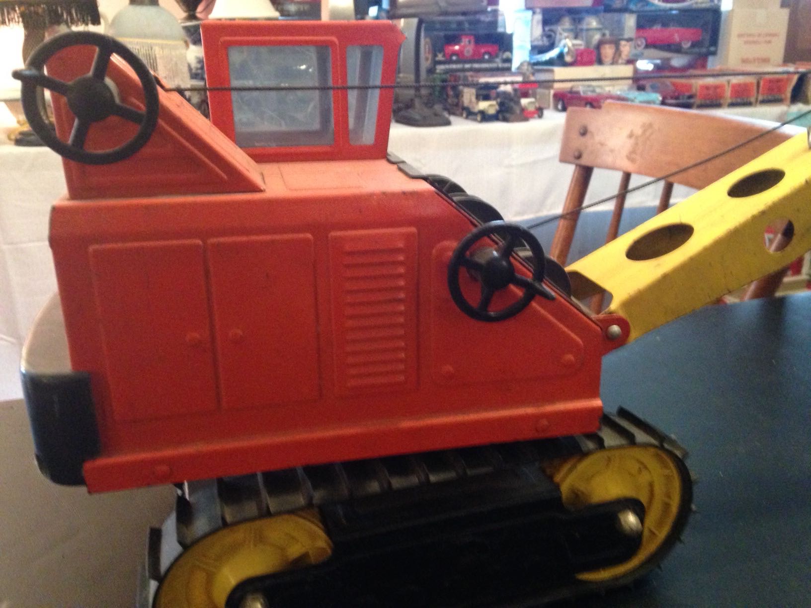 Vintage Nylint Metal Steam Shovel