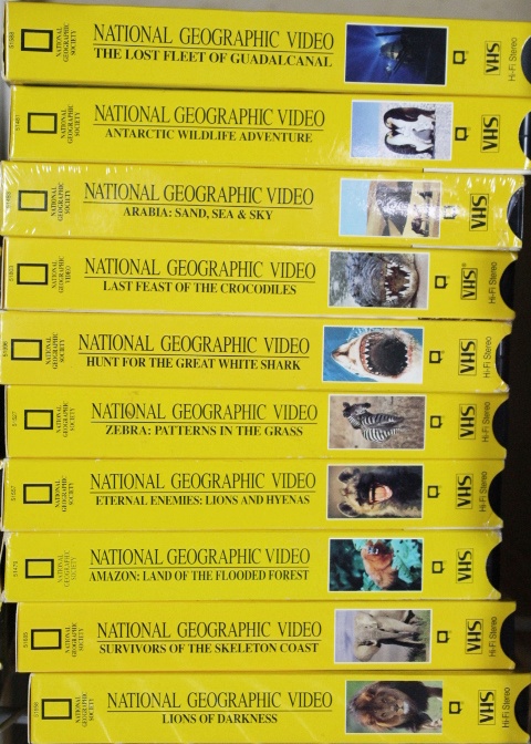 70+ VHS World at War, Korean War, National Geographic & More