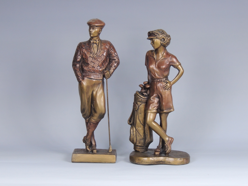 Golf Figurines by Austin Sculpture