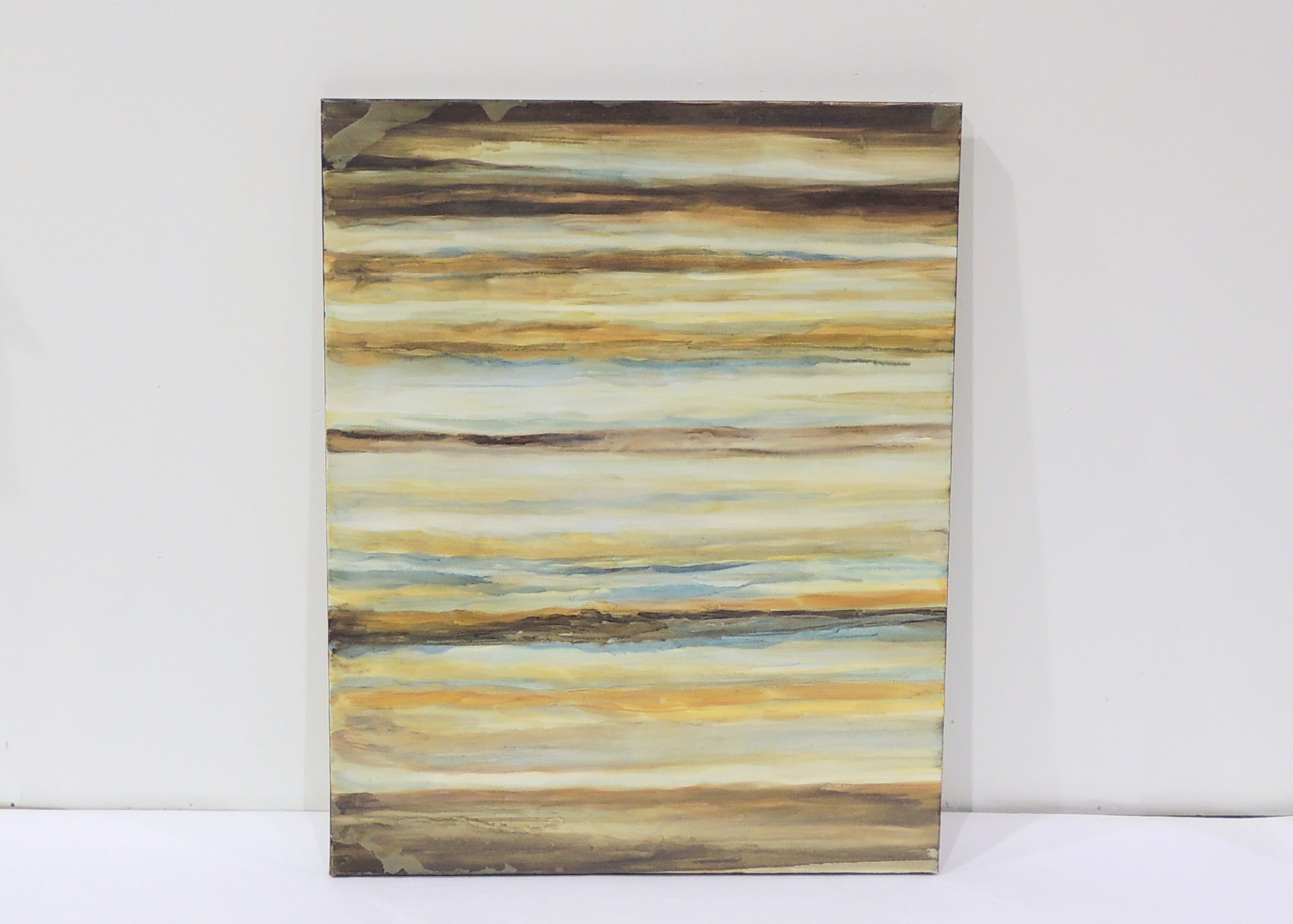 Unframed Original Painting Covered with Epoxy