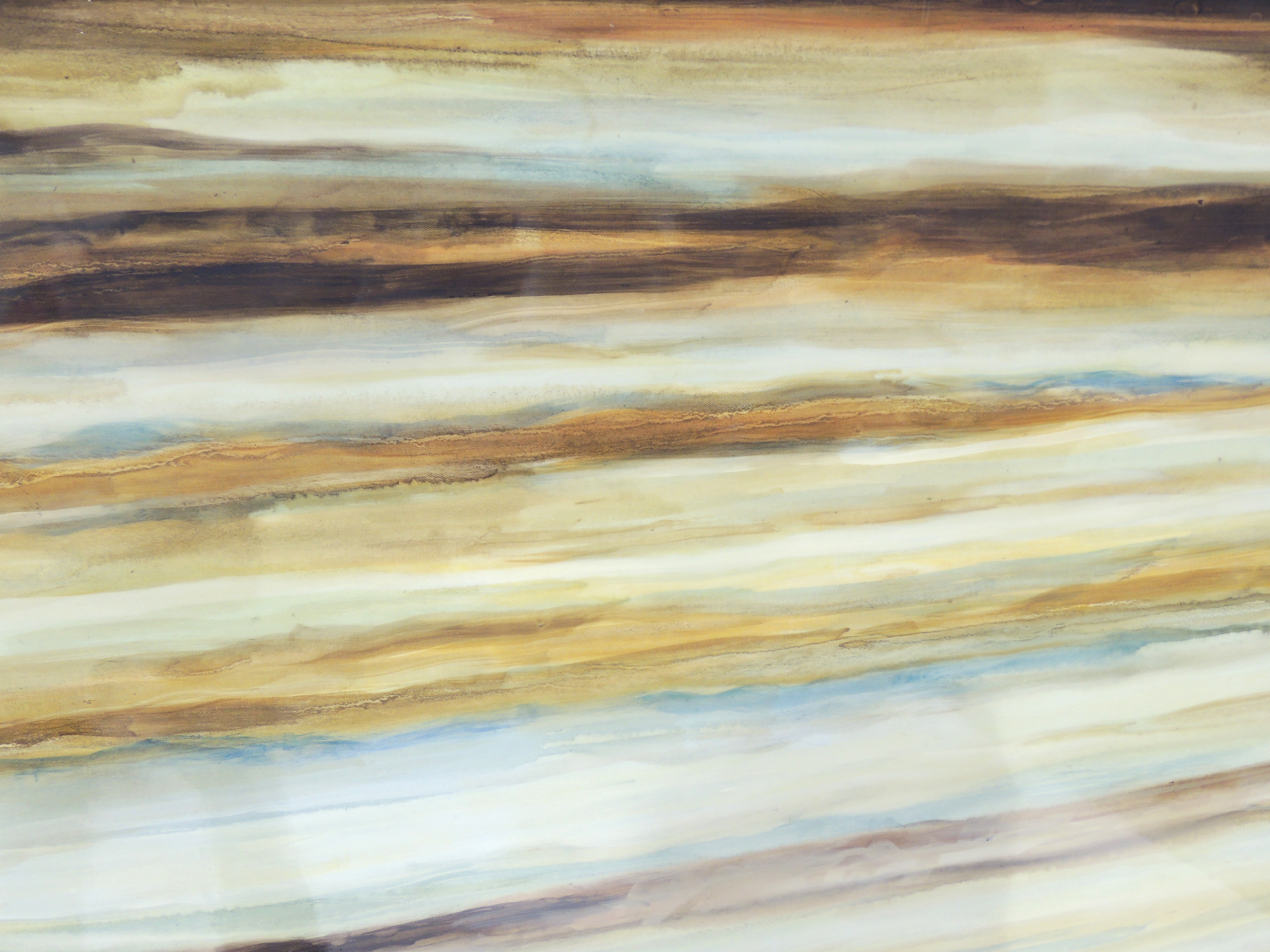 Unframed Original Painting Covered with Epoxy