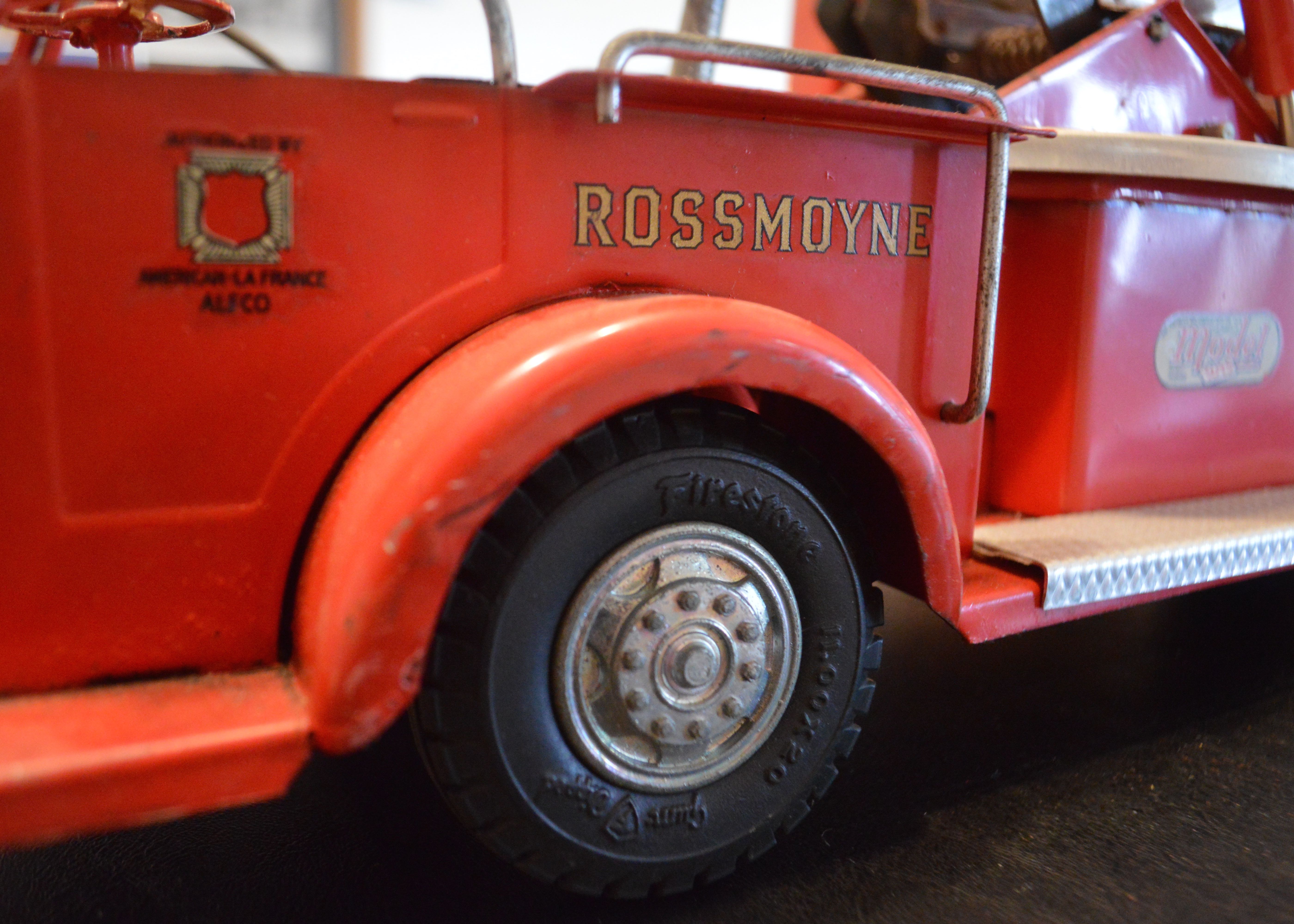 Vintage Doepke Mobile Toys Metal Fire Truck