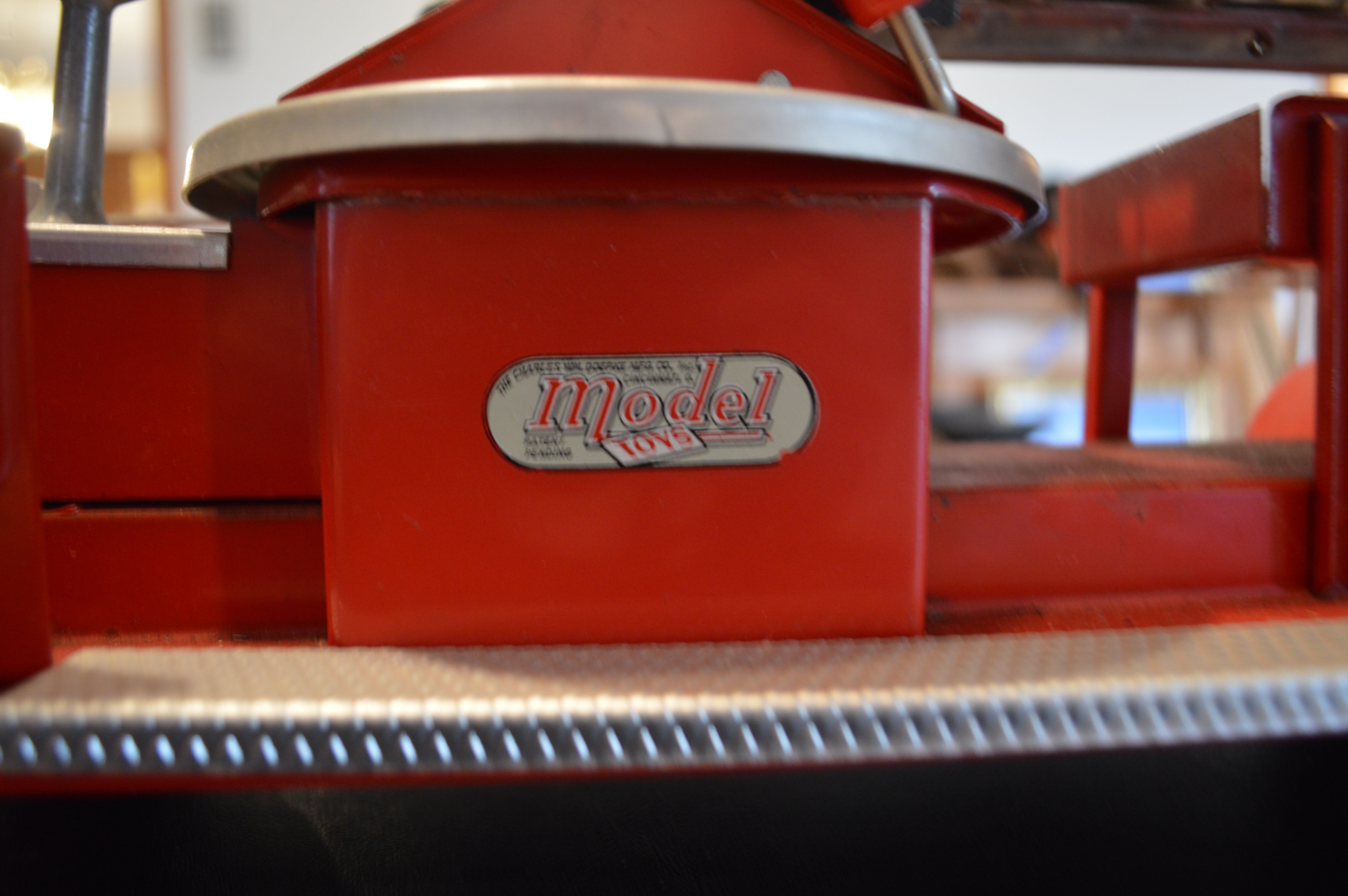 Vintage Doepke Mobile Toys Metal Fire Truck