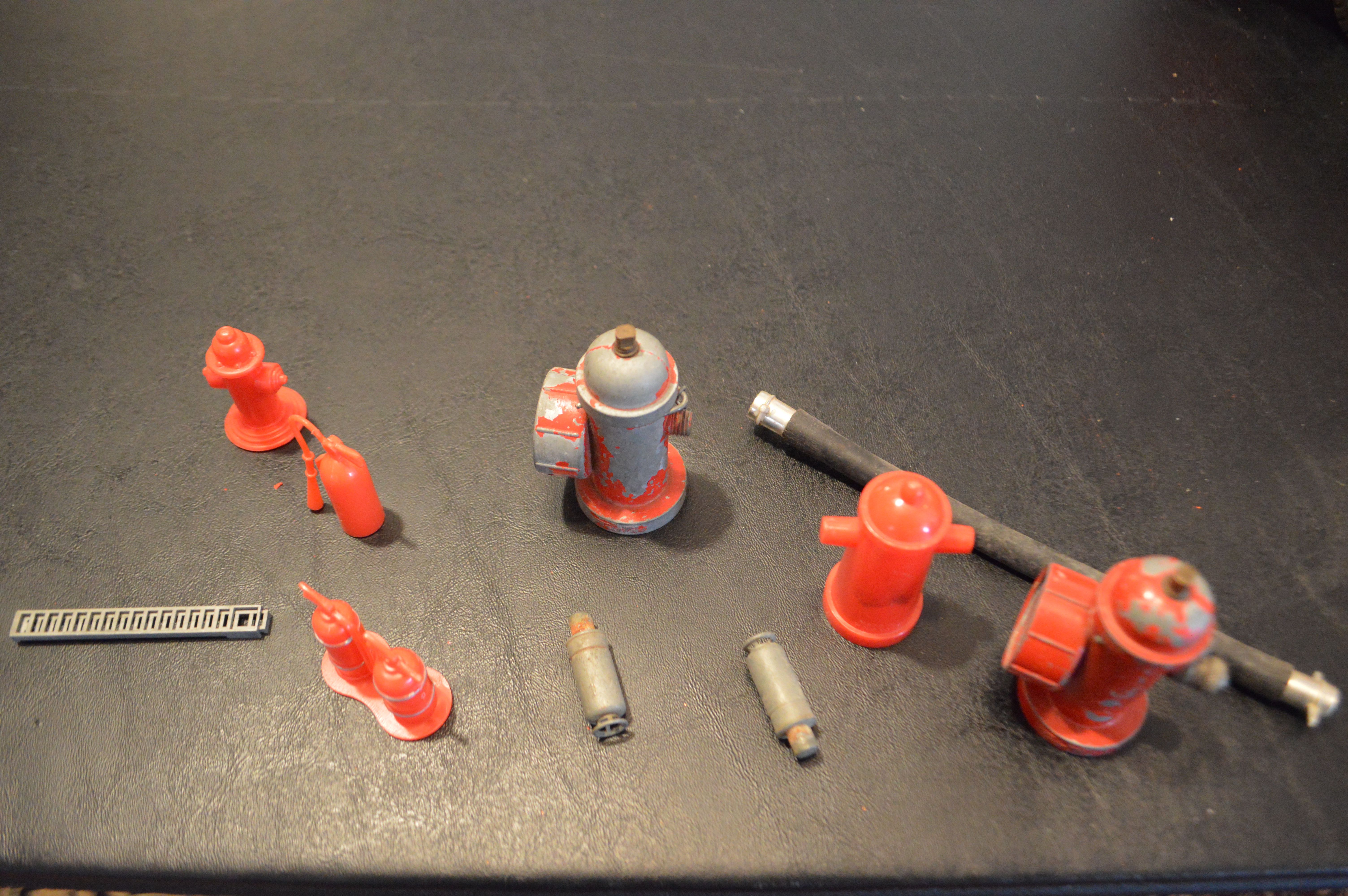 Vintage Doepke Mobile Toys Metal Fire Truck