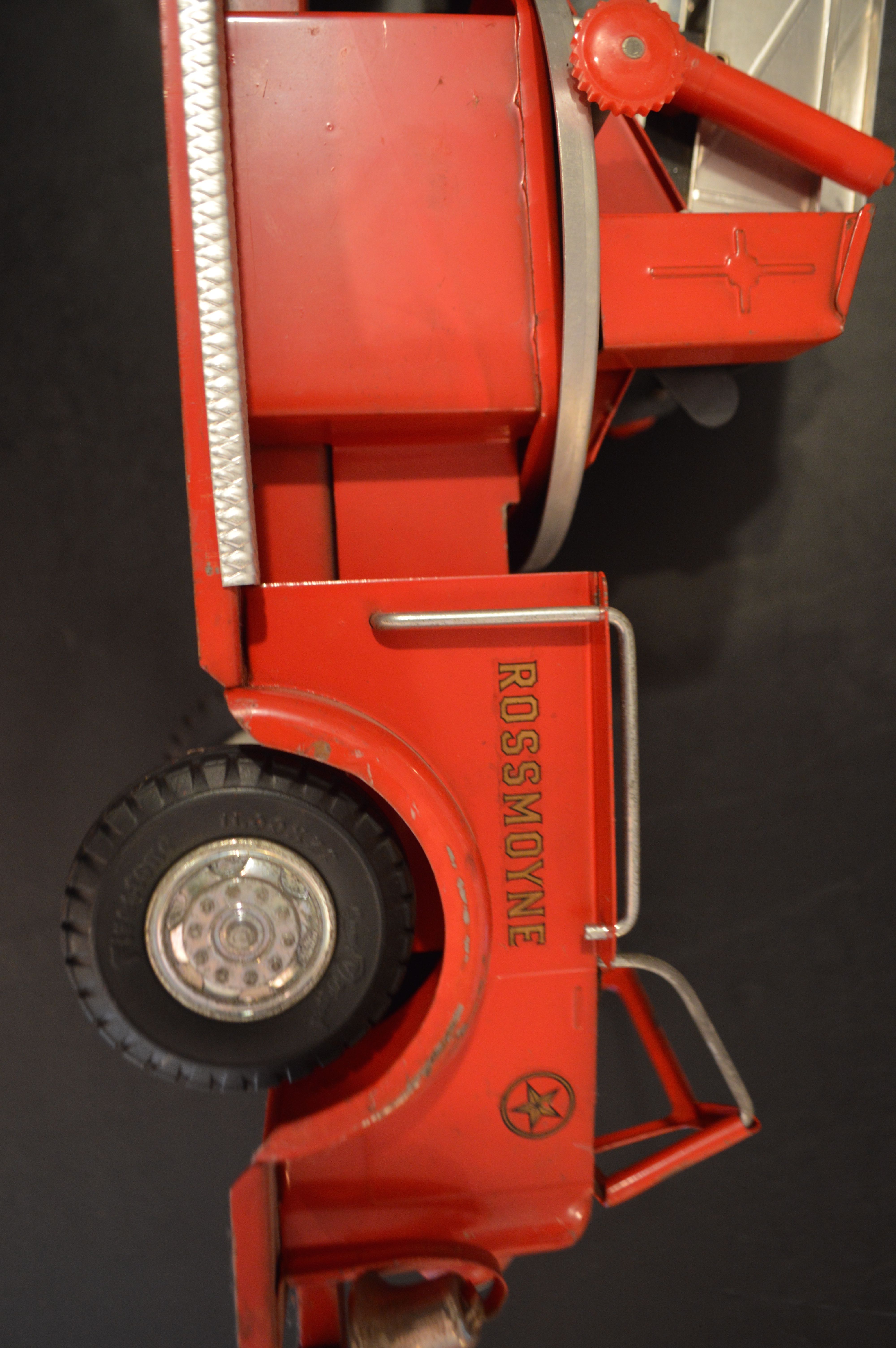 Vintage Doepke Mobile Toys Metal Fire Truck