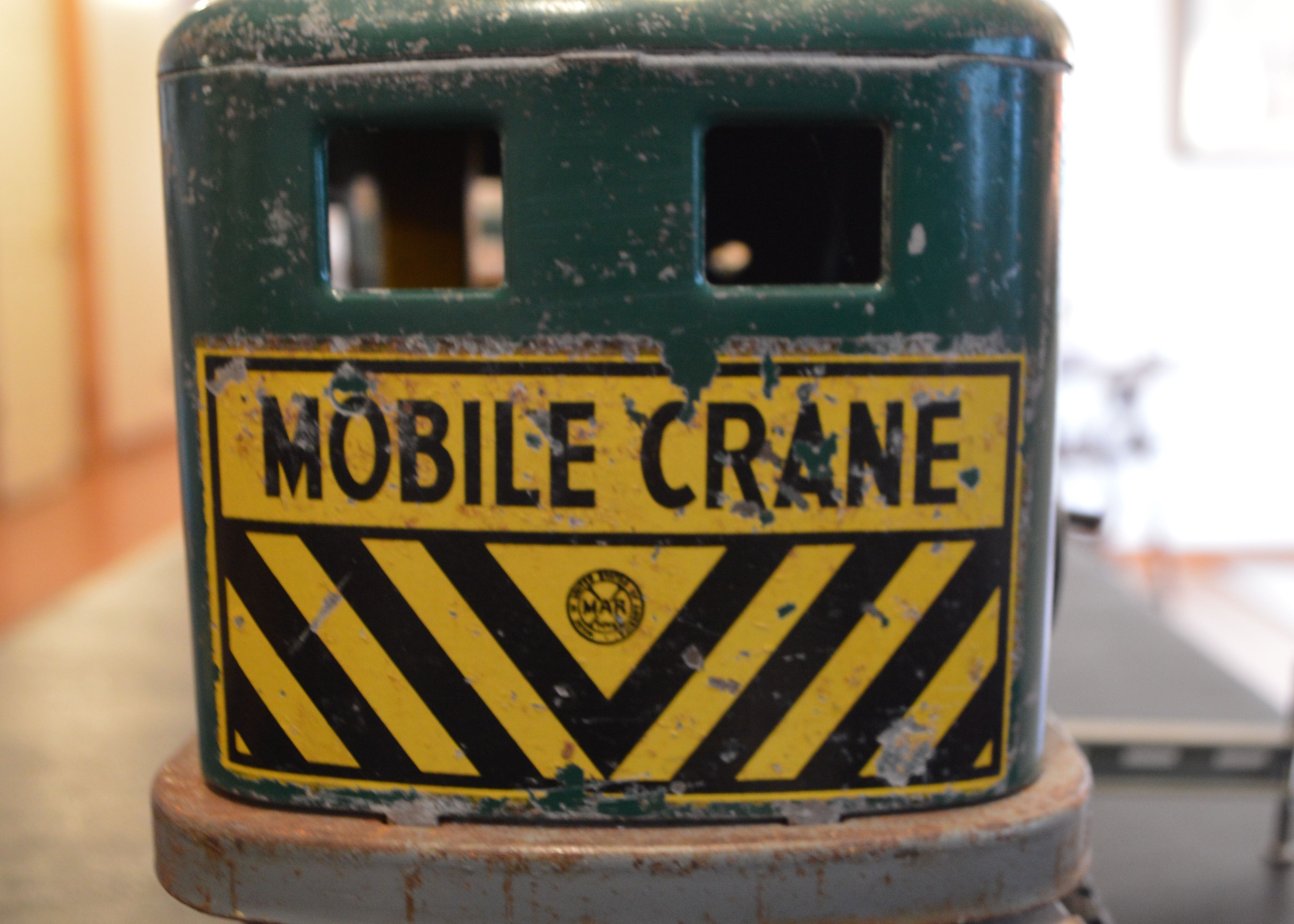 Vintage Marx Lumar Contractors Toy Crane Truck