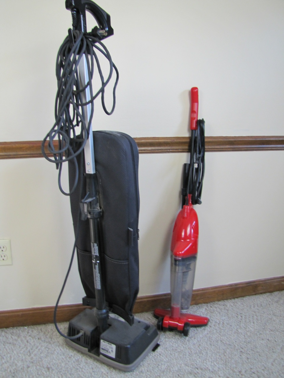 Oreck XL and Dirt Devil Upright Vacuum Floor Cleaners