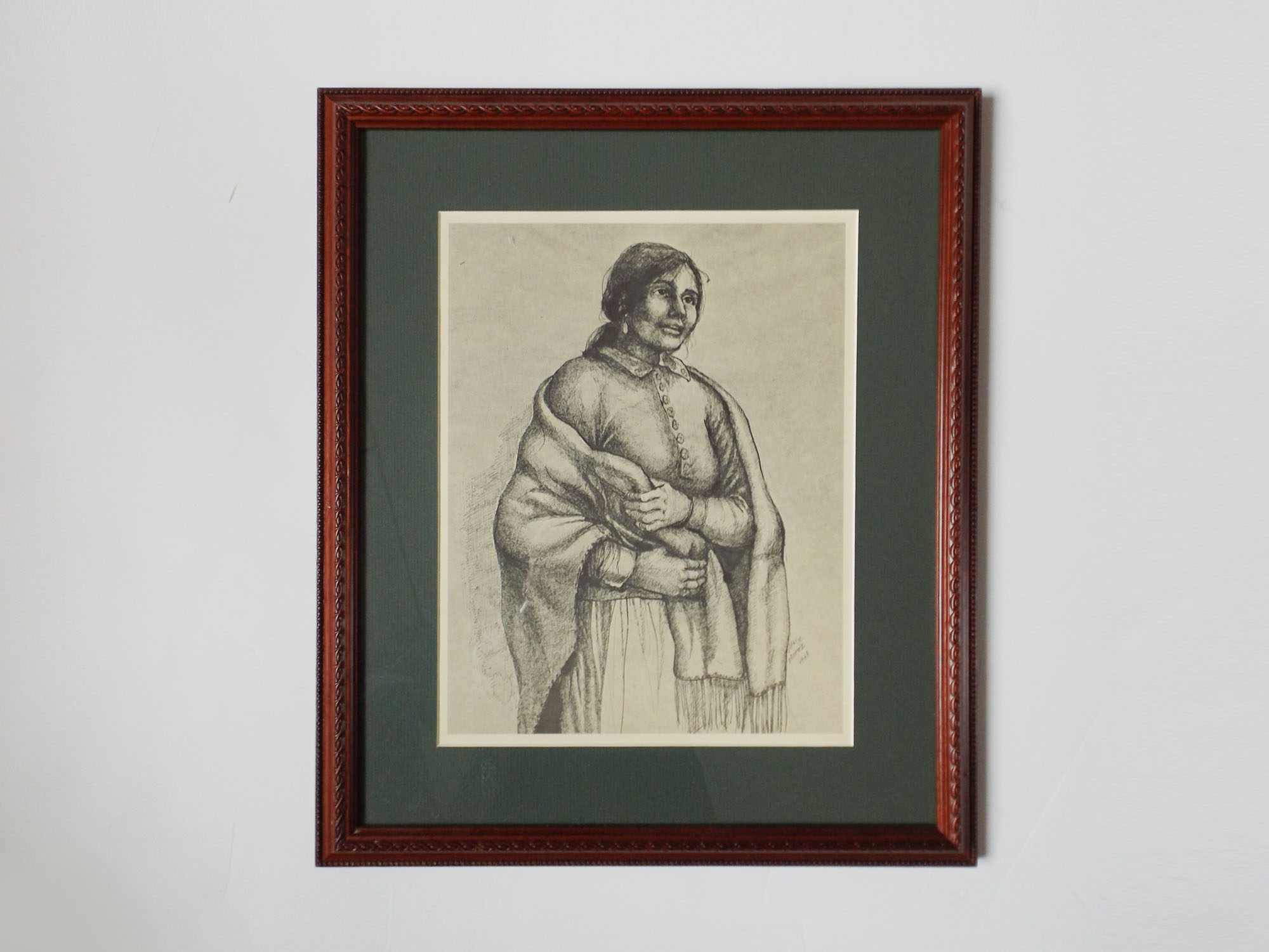 Mary Morez Offset Lithographic Print