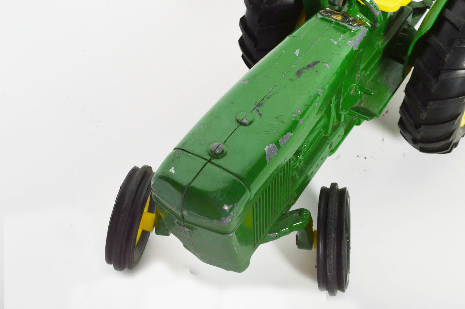 Grouping of Vintage Metal John Deere Toys