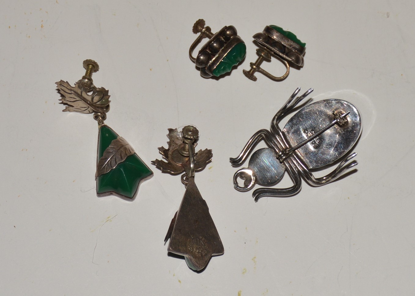 Silver, Turquoise and Aventurine Jewelry