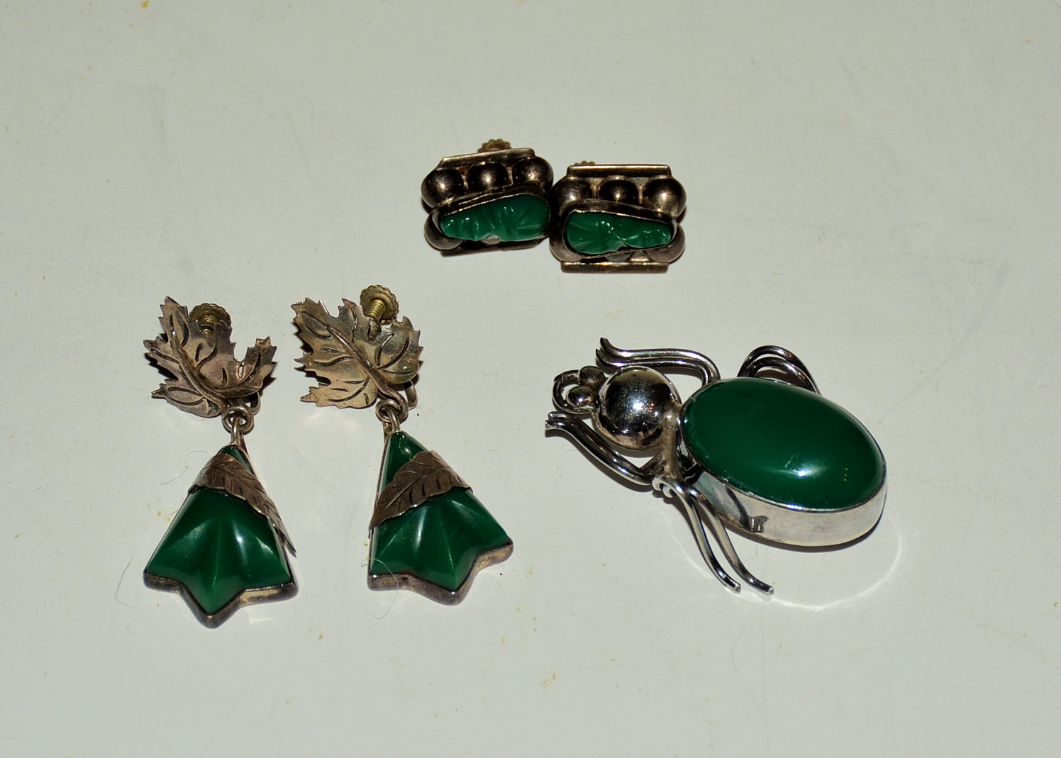 Silver, Turquoise and Aventurine Jewelry