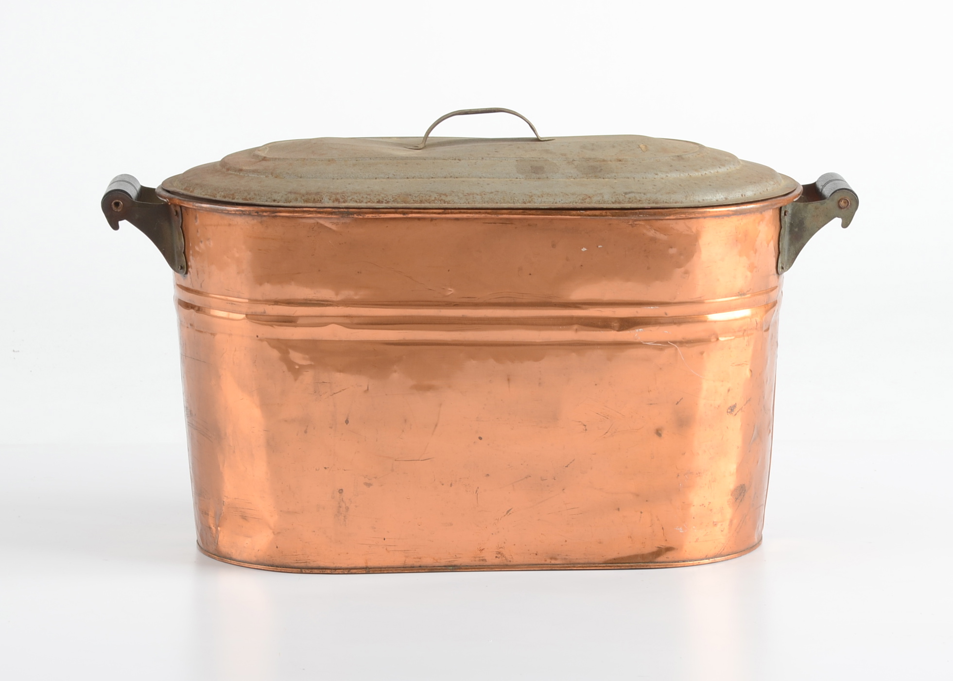 Large Oval Copper Boiler