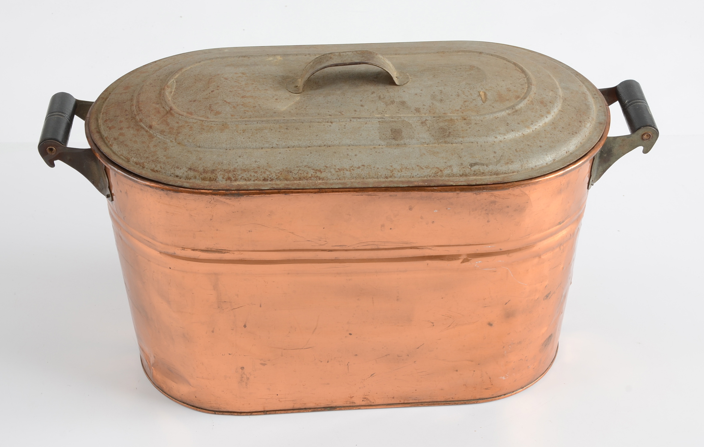 Large Oval Copper Boiler