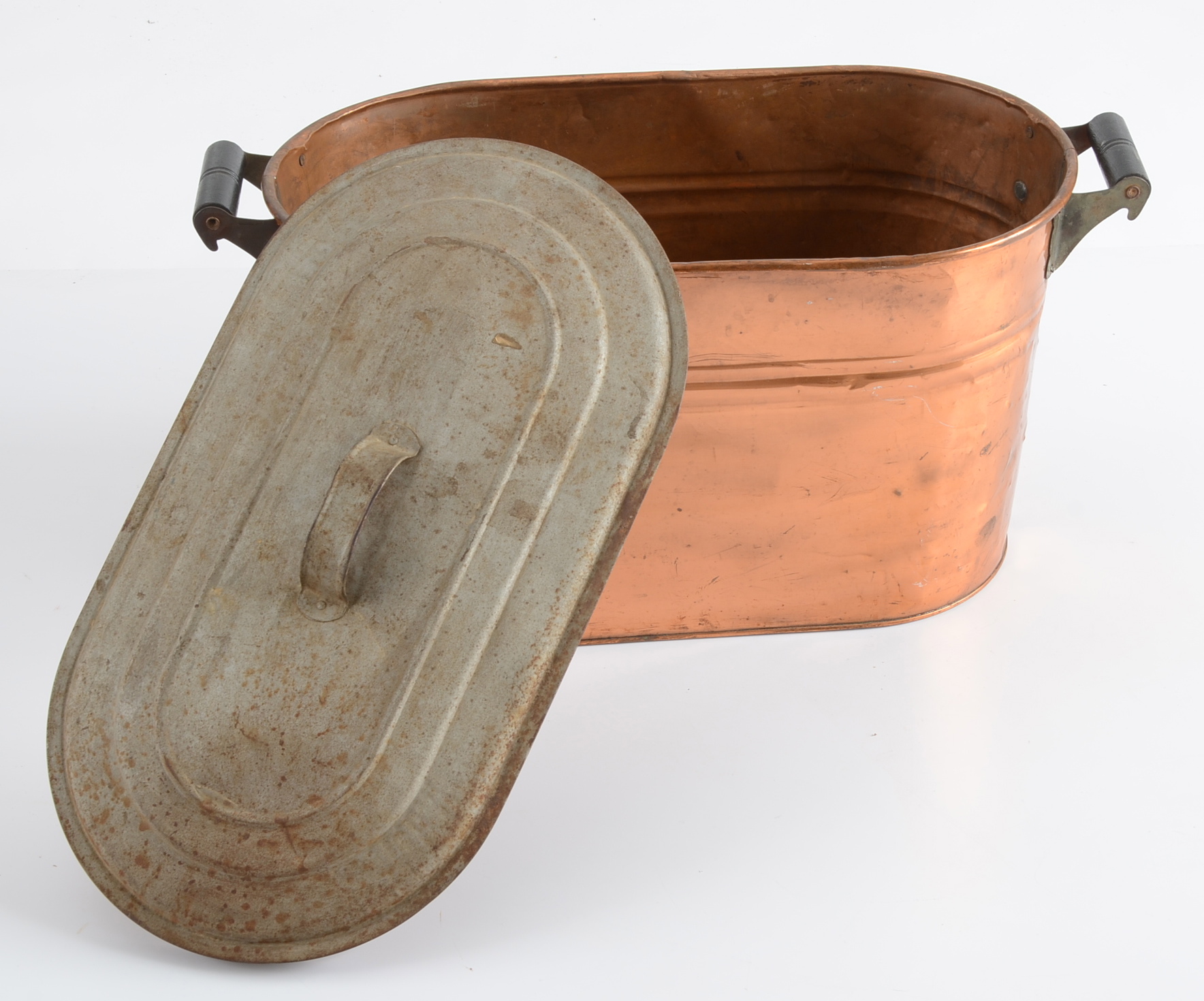 Large Oval Copper Boiler