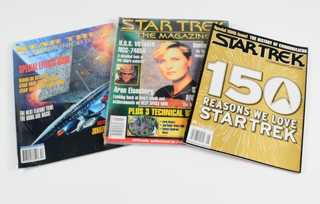 Approximately 95 Modern Star Trek Magazines