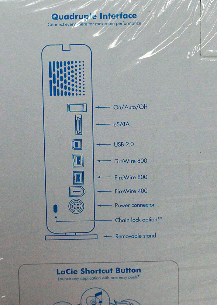 Lacie d2 Quadra 320 GB Professional Hard Drive
