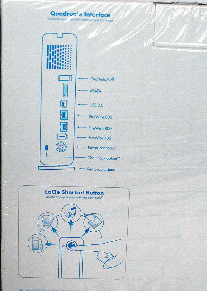 Lacie d2 Quadra 320 GB Professional Hard Drive