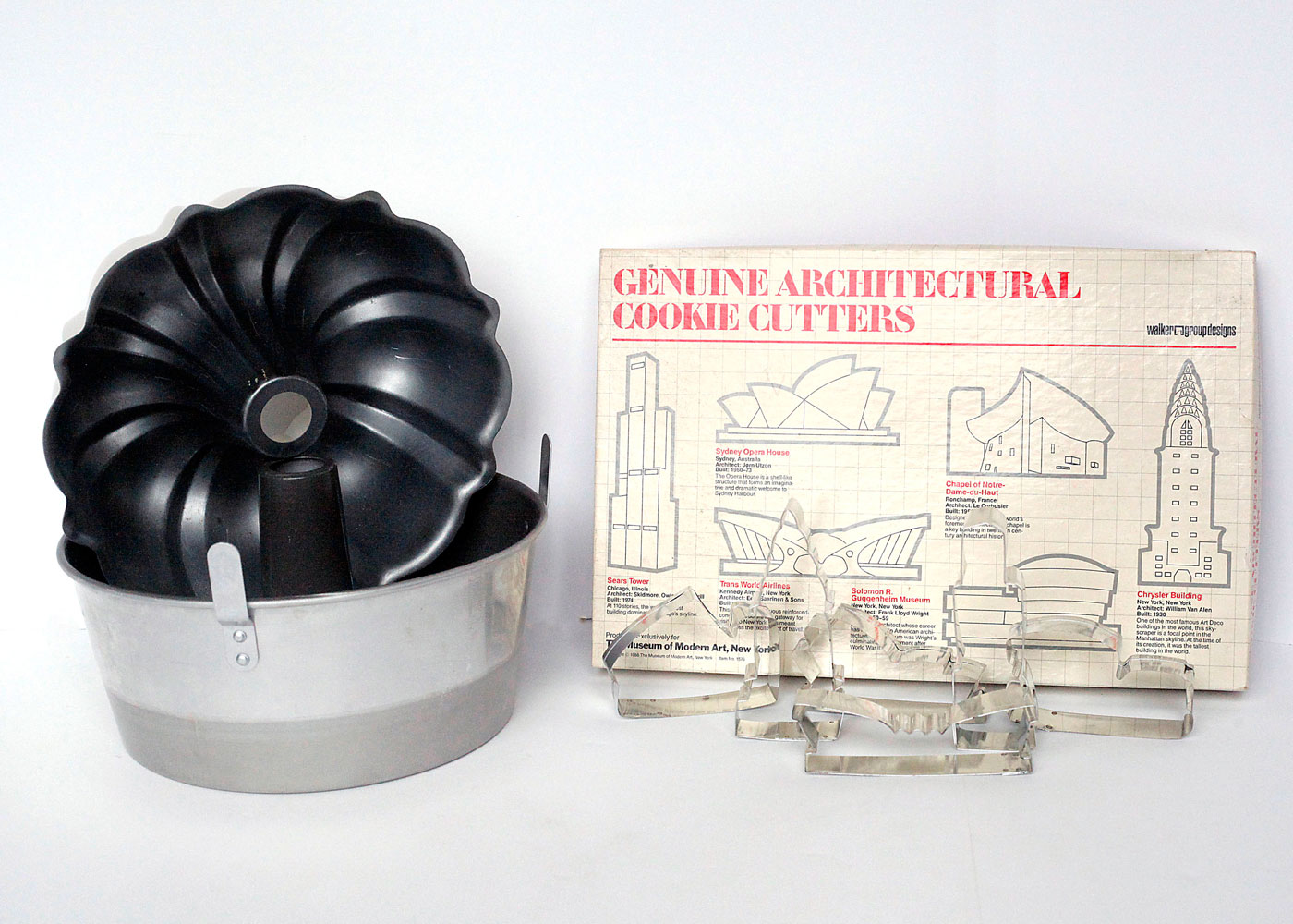 Set of Cookie Cutters and Cake Pans