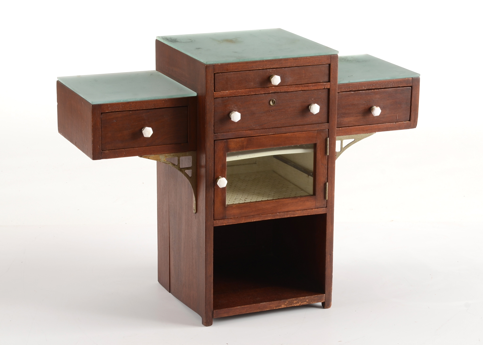 Antique Barber Cabinet