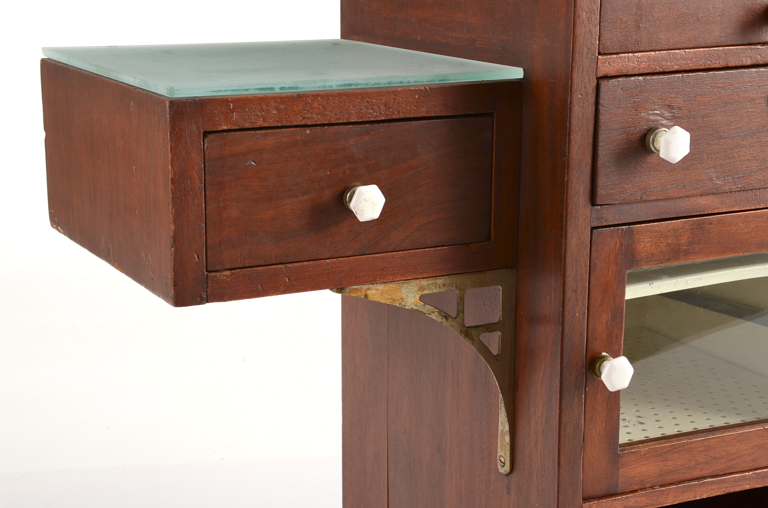 Antique Barber Cabinet